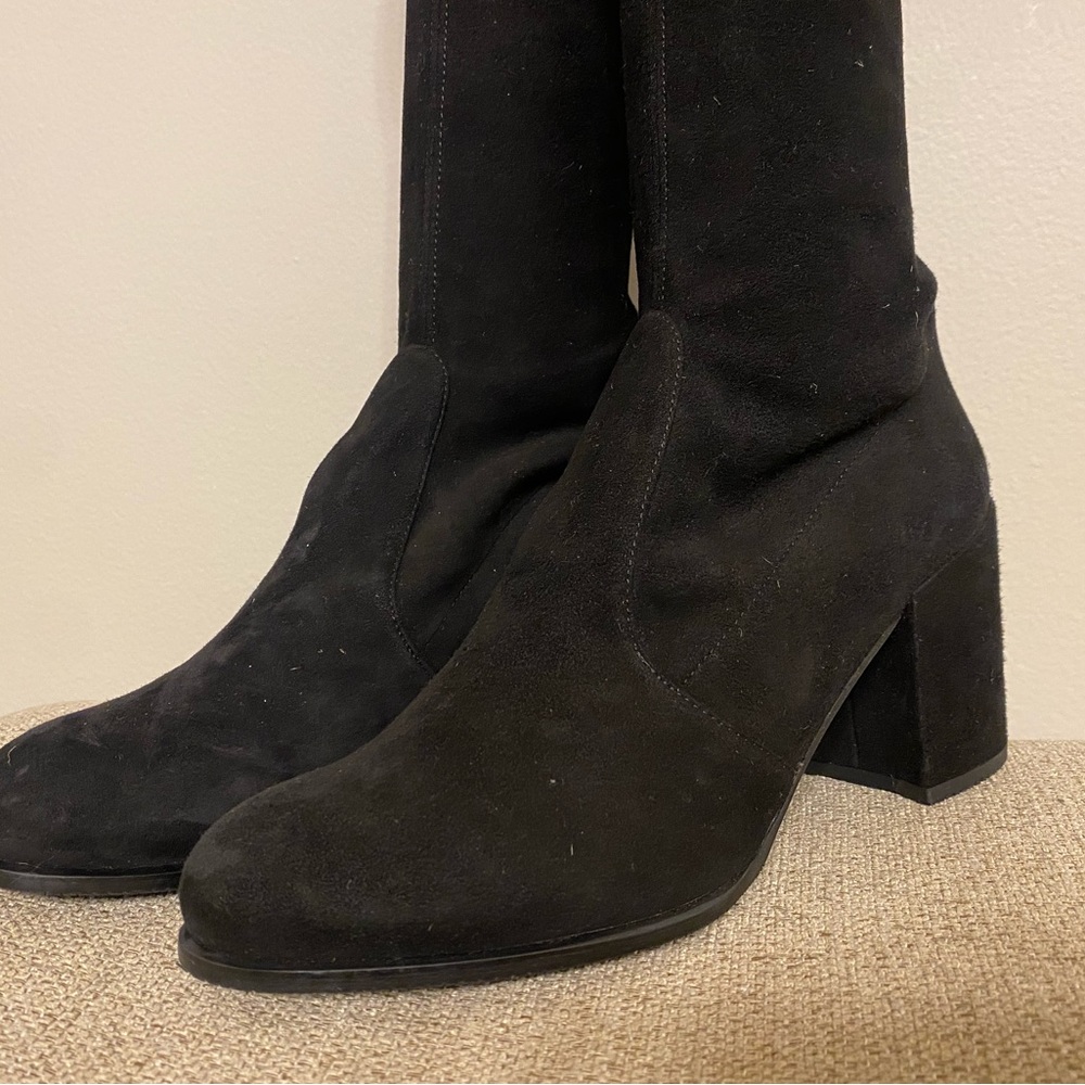 $995 STUART WEITZMAN TIELAND OVER-THE-KNEE BOOTS - Picture 9 of 16